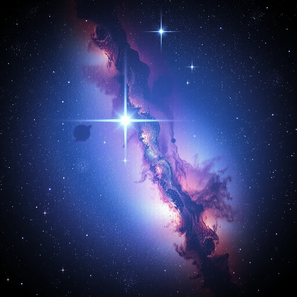 Cosmic gaming portfolio background