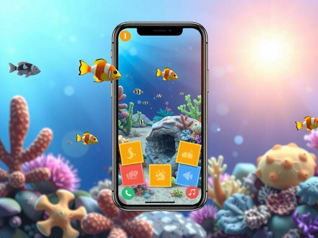 Ocean Explorer educational game showing underwater adventure